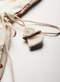 Cream Silk Cotton Ankle Length Dress After Six Wear -ZariGrace Shop Cream Silk Cotton Ankle Length Dress DRBS02108680 rrc4