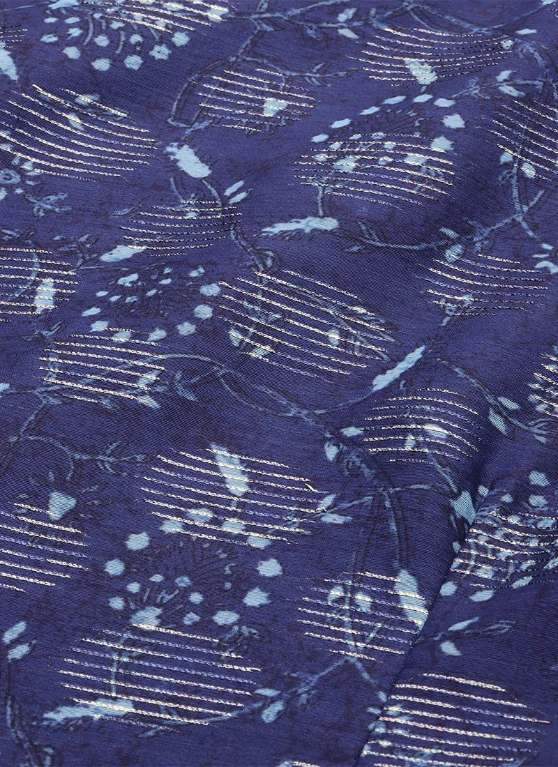 Dark Blue And Off White Kurta Gharara Set After Six Wear Festive Wear 7 Dark Blue And Off White Kurta Gharara Set After Six Wear Festive Wear - Image 5