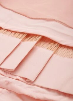 Dusty Pale Peach Embroidered Gown Party Wear -ZariGrace Shop Dusty Pale Peach Embroidered Gown IWBS02201258 rrc3