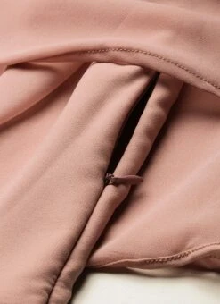 Dusty Pink Georgette Embroidered Dress Festive Wear -ZariGrace Shop Dusty Pink Georgette Embroidered Dress DRBS02211183 rrc3