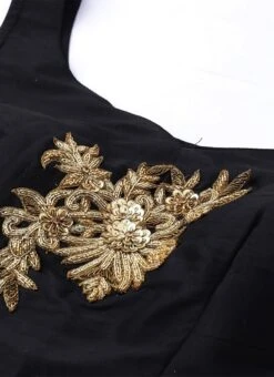 Embroidered Crop Top N Palazzo Bottom With Jacket Festive Wear -ZariGrace Shop Embroidered Crop Top N Palazzo Bottom With Jacket IWBS02001298 rrc2