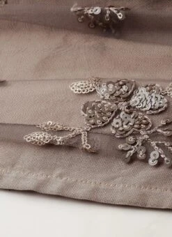 Embroidered Grey Boat Neck Kurti Festive Wear -ZariGrace Shop Embroidered Grey Boat Neck Kurti KRBS02307698 rrc4