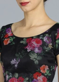 Ethnovog Black Half N Half Sari Party Wear -ZariGrace Shop Ethnovog Customised Black Half N Half Sari SABS01809296 rrc1