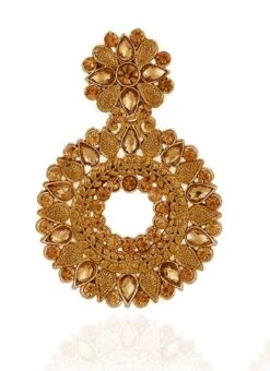 Gold Danglers Festive Wear