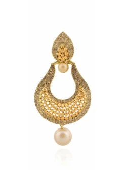 Gold N Cream Danglers Festive Wear