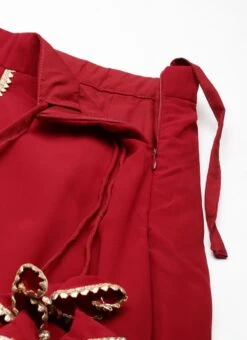 Gold N Maroon Sequin Embroidered Lehenga Festive Wear 15 Gold N Maroon Sequin Embroidered Lehenga Festive Wear -ZariGrace Shop Gold N Maroon Sequin Embroidered Lehenga GHBS02211215 rrc2