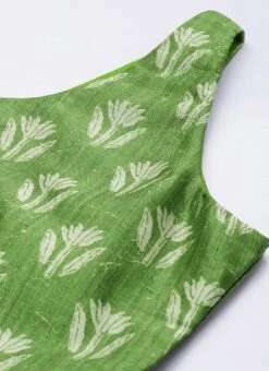 Top From Green Art Silk Digital Printed Co Ords Set After Six Wear -ZariGrace Shop Green Art Silk Digital Printed Co Ords Set IWBS02210899 rrc1