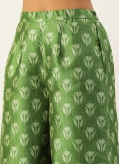 Top From Green Art Silk Digital Printed Co Ords Set After Six Wear -ZariGrace Shop Green Art Silk Digital Printed Co Ords Set IWBS02210899 rrc3