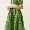 Green Art Silk Digital Printed Dress Festive Wear -ZariGrace Shop Green Art Silk Digital Printed Dress DRBS02210909 l