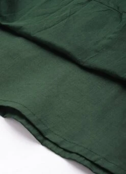 Green Art Silk Foil Organza Jacket Dress Festive Wear -ZariGrace Shop Green Art Silk Foil Organza Jacket Dress DRBS02302394 rrc4