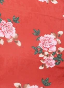 Green Blouse N Rust Digital Printed Saree Festive Wear -ZariGrace Shop Green Blouse N Rust Digital Printed Saree SABS02104314 rrc3