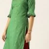 Green Brocade Kurta Festive Wear -ZariGrace Shop Green Brocade Kurta KRBS02306312 l