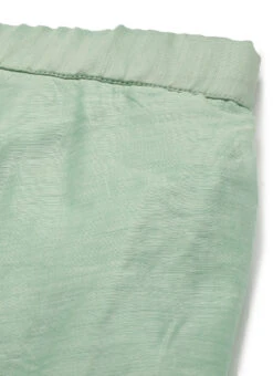 Green Chanderi Cotton Lehenga Set Festive Wear -ZariGrace Shop Green Chanderi Cotton Lehenga Set GHBS02206231 rrc2