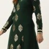 Top From Green Embroidered Anarkali Suit Set After Six Wear -ZariGrace Shop Green Embroidered Anarkali Suit Set SLBS02306318 l 1