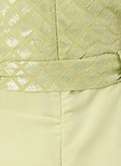 Green Embroidered Collar Neck Jumpsuit Party Wear -ZariGrace Shop Green Embroidered Collar Neck Jumpsuit DRBS02307730 rrc3