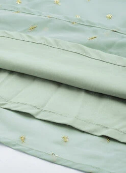 Green Embroidered One Shoulder Style Gown Party Wear -ZariGrace Shop Green Embroidered One Shoulder Style Gown IWBS02305134 rrc4