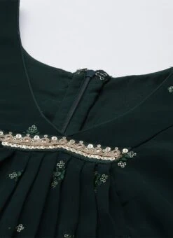 Bottom From Green Embroidered Salwar Set After Six Wear -ZariGrace Shop Green Embroidered Salwar Set SLBS02211095 rrc1 2