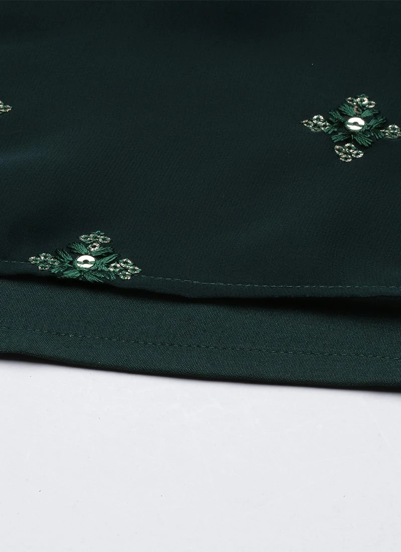 Dupatta From Green Embroidered Salwar Set After Six Wear 10 Dupatta From Green Embroidered Salwar Set After Six Wear - Image 8