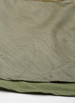 Green Foil Printed Jacket Style Lehenga Festive Wear -ZariGrace Shop Green Foil Printed Jacket Style Lehenga GHBS02209679 rrc4