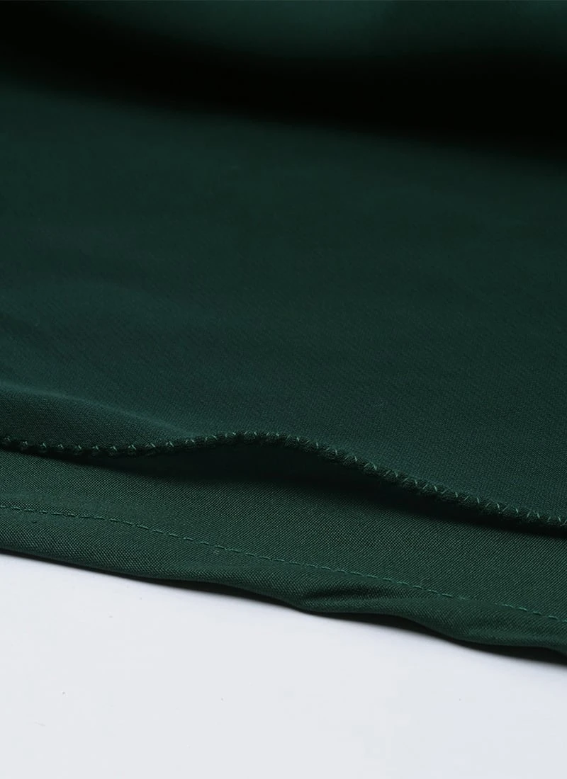 Green Georgette Embroidered Layered Lehenga Wedding Wear 8 Green Georgette Embroidered Layered Lehenga Wedding Wear - Image 6