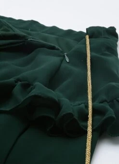 Green Georgette Embroidered Layered Lehenga Wedding Wear 17 Green Georgette Embroidered Layered Lehenga Wedding Wear -ZariGrace Shop Green Georgette Embroidered Layered Lehenga GHBS02102932 rrc4