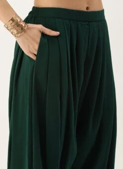 Bottom From Green Georgette Embroidered Set N Suits After Six Wear -ZariGrace Shop Green Georgette Embroidered Set N Suits IWBS02211124 rrc3 1