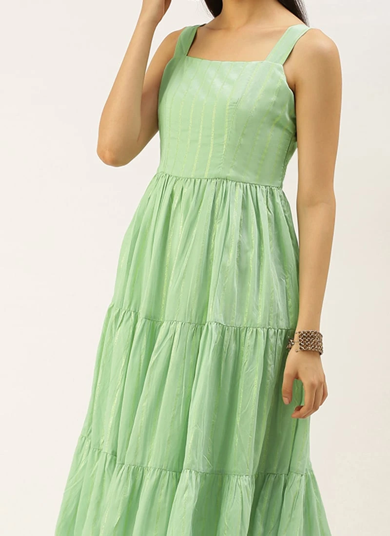 Green Jacquard Nylon Dress After Six Wear 3 Green Jacquard Nylon Dress After Six Wear