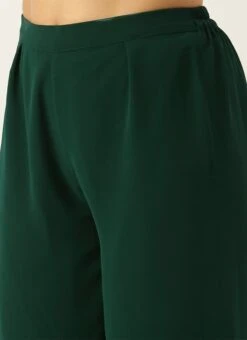 Green Muslin Printed Calf Length Kurta Set After Six Wear 15 Green Muslin Printed Calf Length Kurta Set After Six Wear -ZariGrace Shop Green Muslin Printed Calf Length Kurta Set KSBS02108637 rrc2