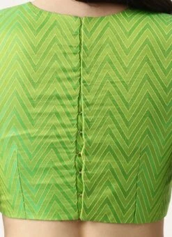 Green Patola Blouse Festive Wear -ZariGrace Shop Green Patola Blouse BLBS02303837 rrc2