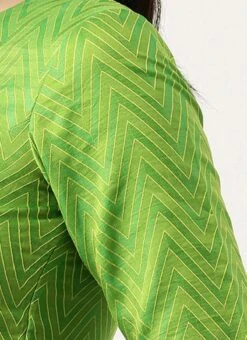 Green Patola Blouse Festive Wear -ZariGrace Shop Green Patola Blouse BLBS02303837 rrc3