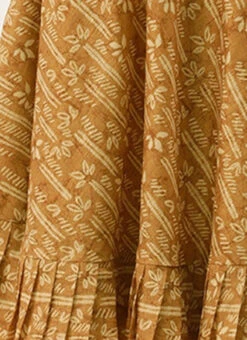 Green Printed Art Silk Cotton Maxi Dress After Six Wear Festive Wear -ZariGrace Shop Green Printed Art Silk Cotton Maxi Dress DRBS02209822 rrc4