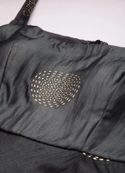 Bottom From Grey Art Silk Foil Print Gharara Set After Six Wear -ZariGrace Shop Grey Art Silk Foil Print Gharara Set SLBS02301113 rrc1 1