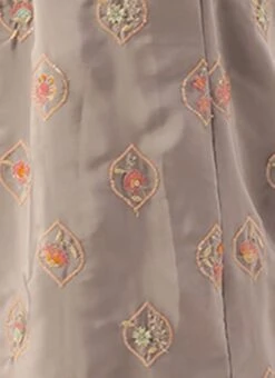 Grey Embroidered French Crepe Jumpsuit Festive Wear -ZariGrace Shop Grey Embroidered French Crepe Jumpsuit DRBS02302300 rrc4