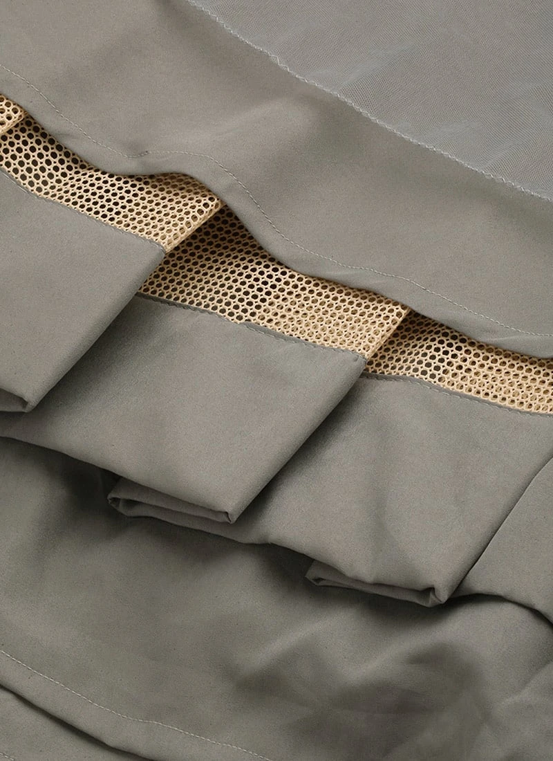 Grey Embroidered Organza Lehenga Festive Wear 10 Grey Embroidered Organza Lehenga Festive Wear - Image 8