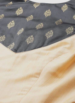 Grey N Beige Anarkali Suit Set Festive Wear -ZariGrace Shop Grey N Beige Anarkali Suit Set SLBS02110872 rrc2