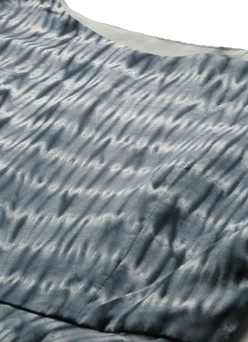 Grey N Black Muslin Handkerchief Style Dress After Six Wear 7 Grey N Black Muslin Handkerchief Style Dress After Six Wear - Image 5