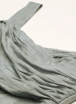 Grey Nylon Sequins Embroidered Jumpsuit After Six Wear Festive Wear -ZariGrace Shop Grey Nylon Sequins Embroidered Jumpsuit DRBS02212507 rrc1