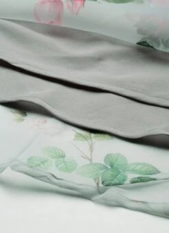 Grey Organza Digital Printed Dress Party Wear -ZariGrace Shop Grey Organza Digital Printed Dress DRBS02307785 rrc4