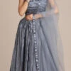 Grey Satin Silk A Line Lehenga Party Wear 1 Grey Satin Silk A Line Lehenga Party Wear -ZariGrace Shop Grey Satin Silk A Line Lehenga GHSACW2773 l