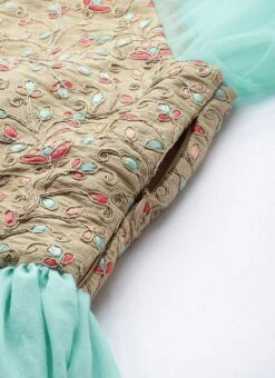 Halter Neck Style Embroidered Gown Party Wear -ZariGrace Shop Halter Neck Style Embroidered Gown IWBS01909761 rrc1