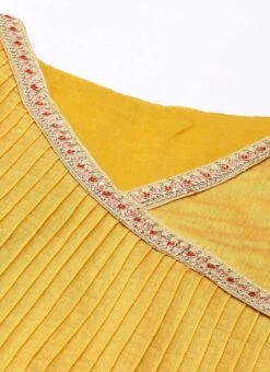 Hot Pink And Yellow Kali Lehenga Set Festive Wear 15 Hot Pink And Yellow Kali Lehenga Set Festive Wear -ZariGrace Shop Hot Pink and Yellow Kali Lehenga Set GHBS02110865 rrc2