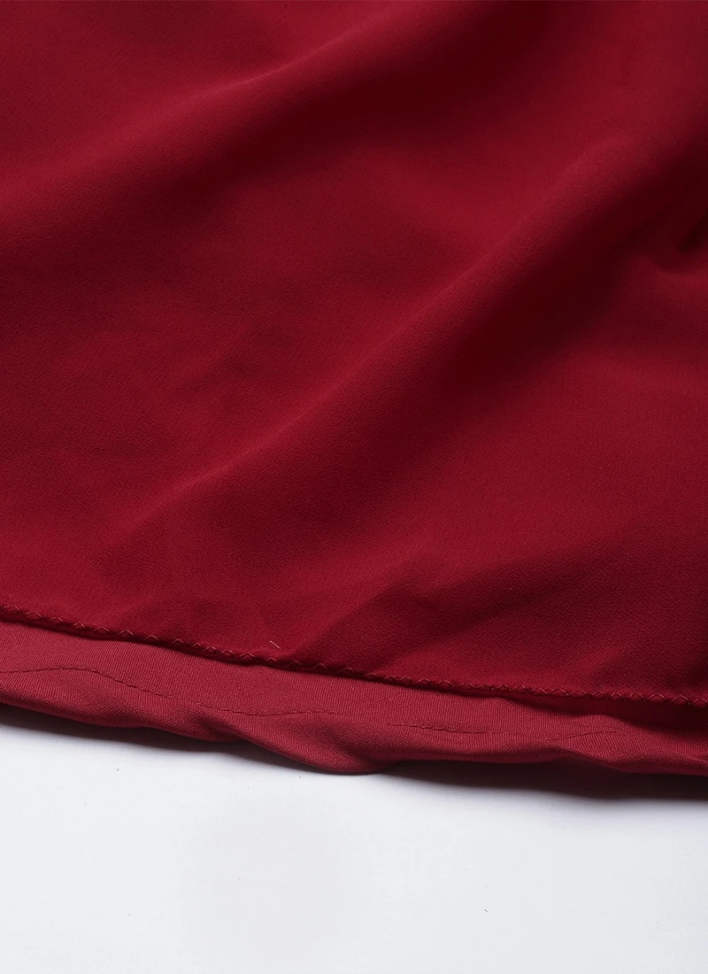 Beige Net N Maroon Jacket Style Gown Festive Wear 10 Beige Net N Maroon Jacket Style Gown Festive Wear - Image 8