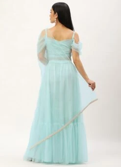 Light Sea Green Net Embroidered Lehenga Festive Wear 13 Light Sea Green Net Embroidered Lehenga Festive Wear -ZariGrace Shop Light Sea Green Net Embroidered Lehenga GHBS02212563 b 1