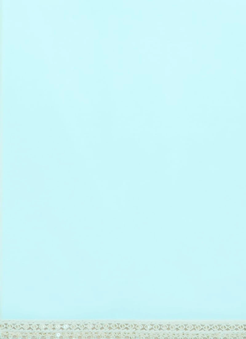 Light Sea Green Net Embroidered Lehenga Festive Wear 9 Light Sea Green Net Embroidered Lehenga Festive Wear - Image 7