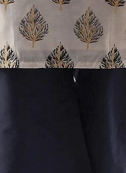 Lilac Hint Silk N Teal Blue Taffeta Kurta Set Festive Wear -ZariGrace Shop Lilac Hint Silk N Teal Blue Taffeta Kurta Set KSBS02104311 rrc4