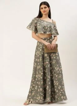Skirt From Mahendi Green Digital Printed Co Ords Set After Six Wear 12 Skirt From Mahendi Green Digital Printed Co Ords Set After Six Wear -ZariGrace Shop Mahendi Green Digital Printed Co Ords Set IWBS02211166 u