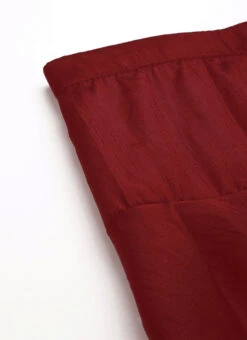 Maroon Embroidered Anarkali Suit Set Festive Wear 15 Maroon Embroidered Anarkali Suit Set Festive Wear -ZariGrace Shop Maroon Embroidered Anarkali Suit Set SLBS02209824 rrc2