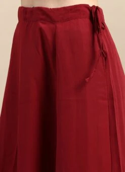 Maroon Georgette Sequins Half N Half Sari Festive Wear 15 Maroon Georgette Sequins Half N Half Sari Festive Wear -ZariGrace Shop Maroon Georgette Sequins Half N Half Sari SABS02302376 rrc2