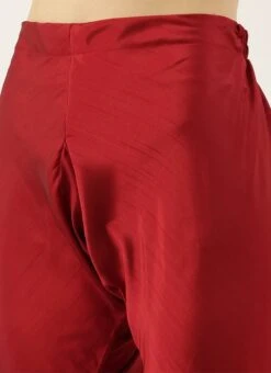 Maroon Layered Anarkali Churidar Suit Festive Wear -ZariGrace Shop Maroon Layered Anarkali Churidar Suit SLBS02102960 rrc2