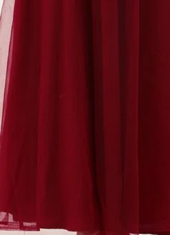 Maroon N Red Embroidered Dress Party Wear -ZariGrace Shop Maroon N Red Embroidered Dress DRBS02206264 rrc4